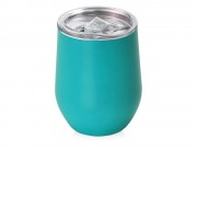 Вакуумная термокружка Sense, непротекаемая крышка, крафтовая упаковка, бирюзовый