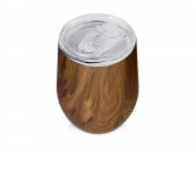 Вакуумная термокружка Britewood S1, непротекаемая крышка, крафтовый тубус