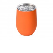 Термокружка Sense Gum, soft-touch, непротекаемая крышка, 370мл, оранжевый