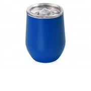 Вакуумная термокружка Sense, непротекаемая крышка, крафтовая упаковка, синий