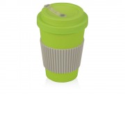 Термокружка Muffin из натуральных волокон, зеленое яблоко
