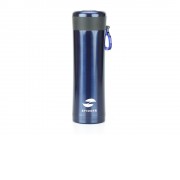Термокружка Stinger, 0,42 л, сталь/пластик, синий глянцевый, 7,5 х 6,9 х 22,2 см