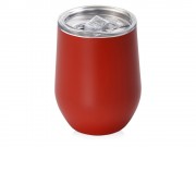 Вакуумная термокружка Sense, непротекаемая крышка, крафтовая упаковка, красный