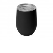 Термокружка Sense Gum soft-touch, 370мл, черный