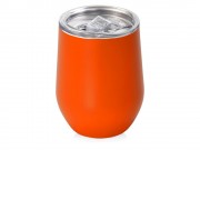 Вакуумная термокружка Sense, непротекаемая крышка, оранжевый