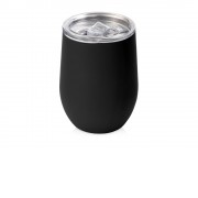 Термокружка Sense Gum, soft-touch, непротекаемая крышка, 370мл, черный