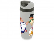 Термокружка пластиковая 450 мл Карлсон, серый