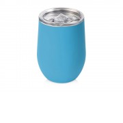 Термокружка Sense Gum, soft-touch, непротекаемая крышка, 370мл, крафтовая упаковка, голубой