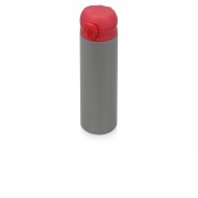 Вакуумная термокружка Хот 470мл, серый/красный