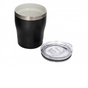 Вакуумная термокружка c керамическим покрытием Rodos, непротекаемая крышка, 350 мл, черный