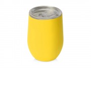 Термокружка Sense Gum soft-touch, 370мл, желтый