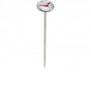 Met Термометр для барбекю, серебристый