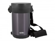 Термос из нерж.стали с пластиковыми контейнерами и ложкой тм THERMOS JBG-1800 Food Jar 1.8L, серый