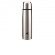 Термос Stinger с чехлом, 0,8 л, узкий, нержавеющая сталь, серебристый, 8,1 x 8,1 x 29,1 см