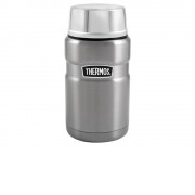 Термос из нерж. стали с ложкой тм THERMOS SK3020ST 0,7L, стальной