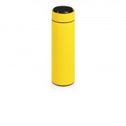 Вакуумный термос Module X с индикатором температуры, 500 мл, тубус, желтый 109C