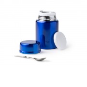 Многофункциональный термос DANGO с двойными стенками, 450 мл, королевский синий