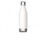 Термобутылка CENTRAL PARK, белый/серебристый