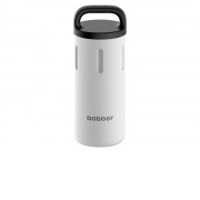 Вакуумный термос с керамическим покрытием бытовой, тм bobber, 590 мл. Артикул Bottle-590 Iced Water (белый)