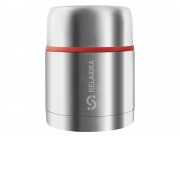 Термос для еды Relaxika 301 в чехле, 500 мл, стальной