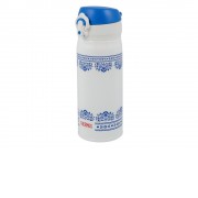 Термос из нерж. стали тм THERMOS JNL-402-BLWH SS V.Insulated Flask,400ml, бело-синий