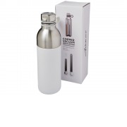 Медная спортивная бутылка с вакуумной изоляцией Koln объемом 590 мл, белый