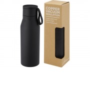 Ljungan Бутылка объемом 500 мл с медной вакуумной изоляцией, ремешком и крышкой, черный