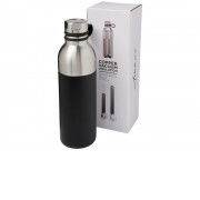 Медная спортивная бутылка с вакуумной изоляцией Koln объемом 590 мл, черный