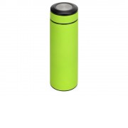 Термос Confident с покрытием soft-touch 420мл, зеленое яблоко