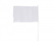 Флаг CELEB с небольшим флагштоком, белый