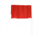 Флаг CELEB с небольшим флагштоком, красный