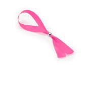 Регулируемый браслет FETE из полиэстера, фуксия