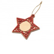 Подвеска деревянная Звезда