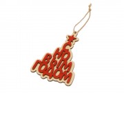 Подвеска деревянная Поздравление