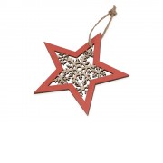 Подвеска деревянная Звездочка