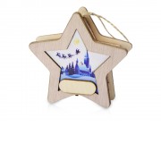 Подвеска с подсветкой, звезда