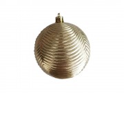 Новогоднее подвесное украшение из полистирола / 8x8x8см, золотистый