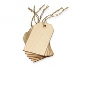 Набор деревянных ярлыков 9,3*5,5 см, 6шт