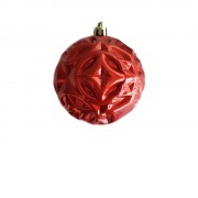 Новогоднее подвесное украшение из полистирола / 8x8x8см, красный