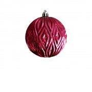 Новогоднее подвесное украшение из полистирола / 8x8x8см, красный