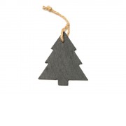 Новогоднее украшение RUDOLF из сланца, елка