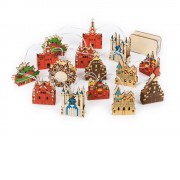 Ёлочная гирлянда с лампами Достопримечательности России