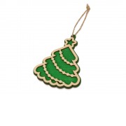 Подвеска деревянная Новогодняя ёлочка