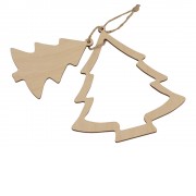 Подвеска деревянная Две ёлочки