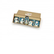 Набор елочных игрушек Снеговички подглазурная роспись