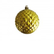 Новогоднее подвесное украшение из полистирола / 8x8x8см, золотистый