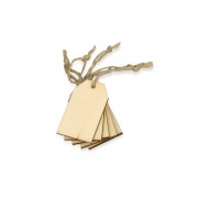 Набор деревянных ярлыков 5*3 см, 6шт