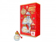 Новогоднее подвесное украшение - шар Наполнитель из полиэтилентерефталата, набор из 6 штук / 22,5x12,5x5см