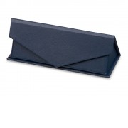 Подарочная коробка для флеш-карт треугольная, синий