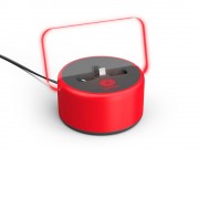 Док-станция 3-в-1 iLO Dock с подсветкой, красный